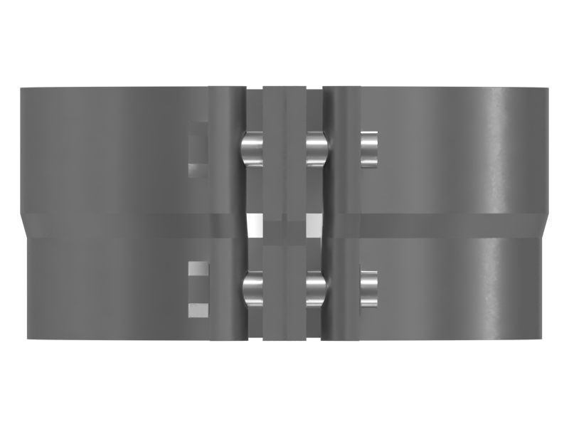 Ступенчатый зажим глушителя, внутренний диаметр 155,3 мм