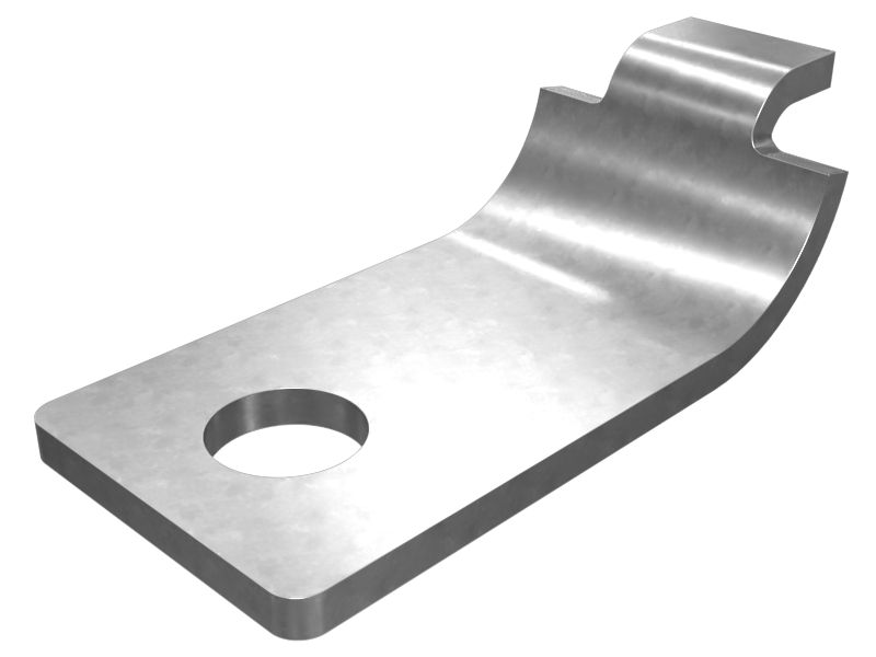 144-7091: Зажим из двух частей, толщина 4 мм