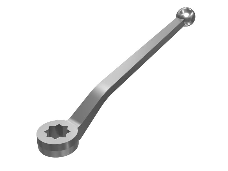 Рычажная рукоятка шарового клапана