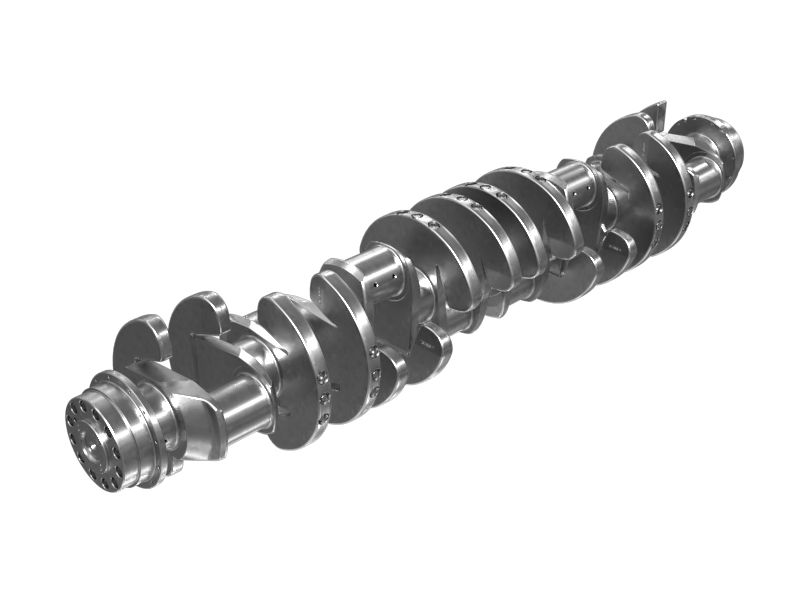 Коленчатый вал в сборе