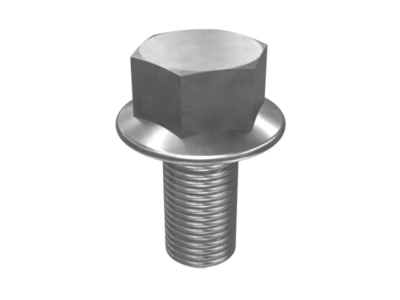 Болт с шестигранной головкой фланца длиной 19,05 мм с резьбой 3/8-16