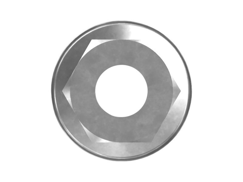 Шестигранная фланцевая гайка