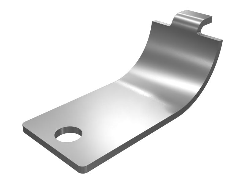 160-0013: Двухкомпонентный трубный зажим 70,00 мм