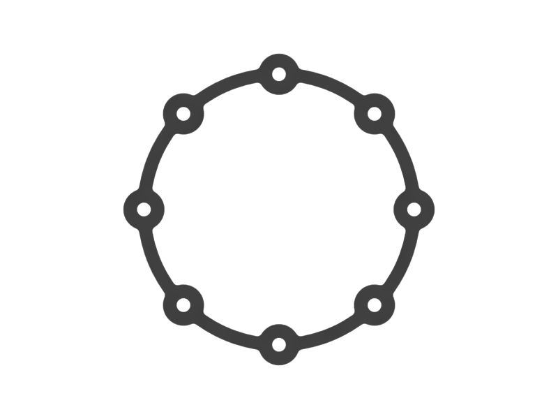 Прокладка корпуса воздухопроводов толщиной 1,6 мм