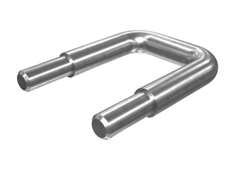 156-6598: Квадратный крюк П-образной формы с двухсторонней резьбой