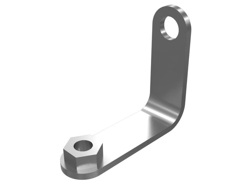 160-0564: Кронштейн прокладки 90 градусов толщиной 4 мм