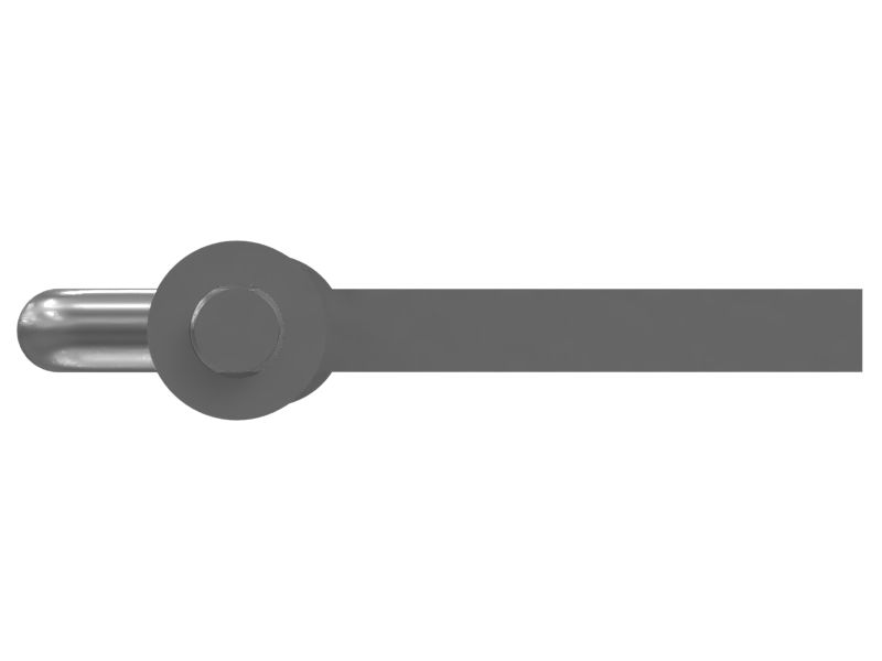 Стержень скребка с гладким вальцом