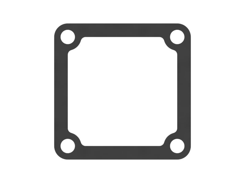 Квадратная фланцевая прокладка толщиной 0,8 мм