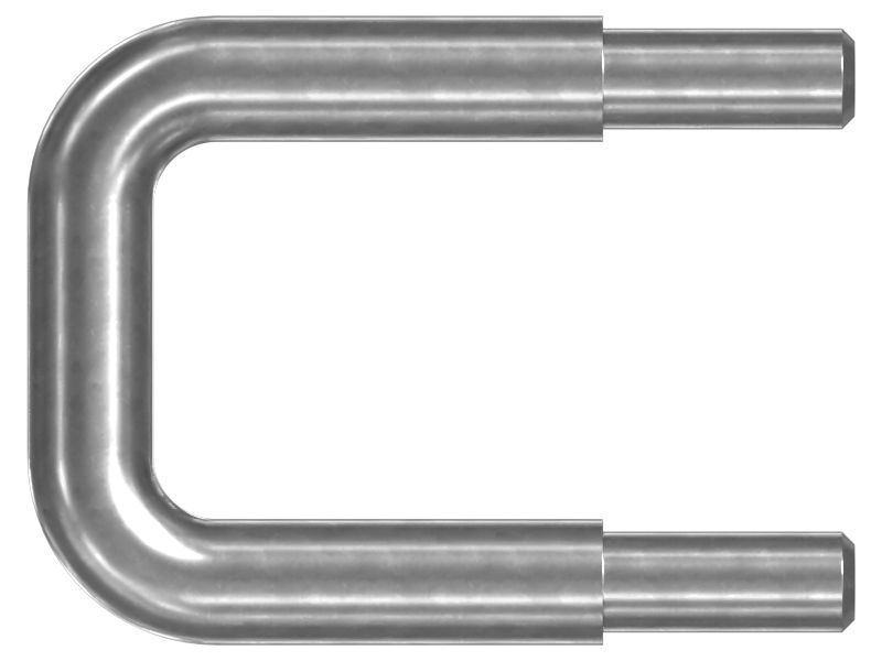 Квадратный крюк П-образной формы с двухсторонней резьбой