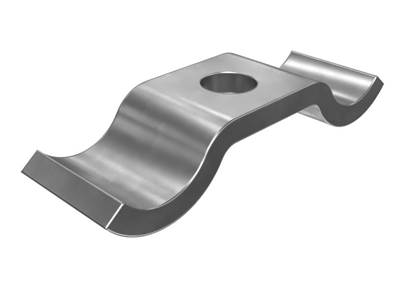 Половинный зажим для двойной трубки с внутренним диаметром 27,20 мм