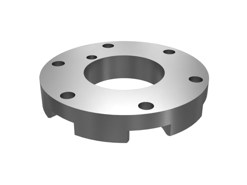 Монтажная пластина с шестью болтами толщиной 45 мм