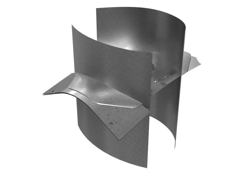 Стекло двери, высота 1164,30 мм