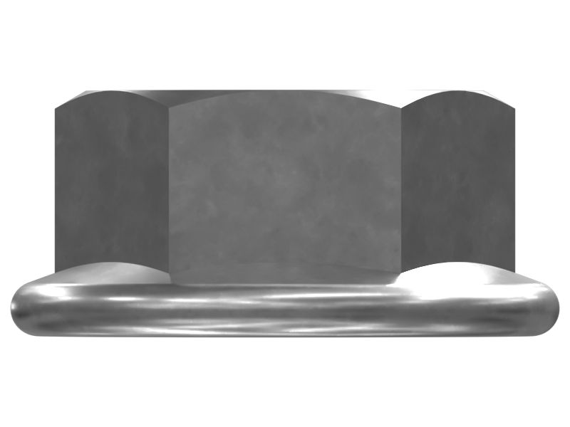 Шестигранная фланцевая гайка