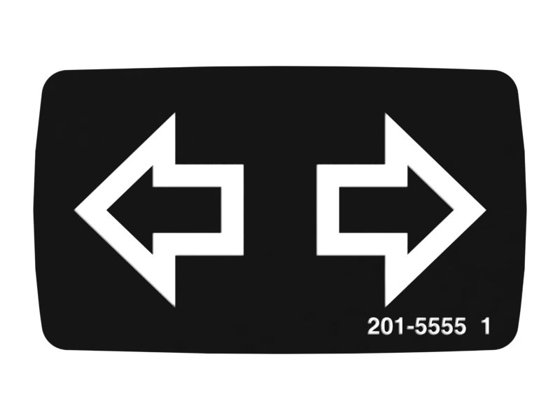 Табличка указателя поворота