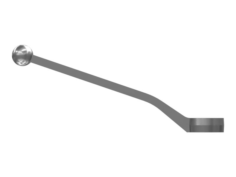 Рычажная рукоятка шарового клапана