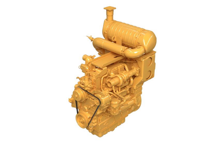 587-1036: 110 Horsepower Primary Engine Arrangement