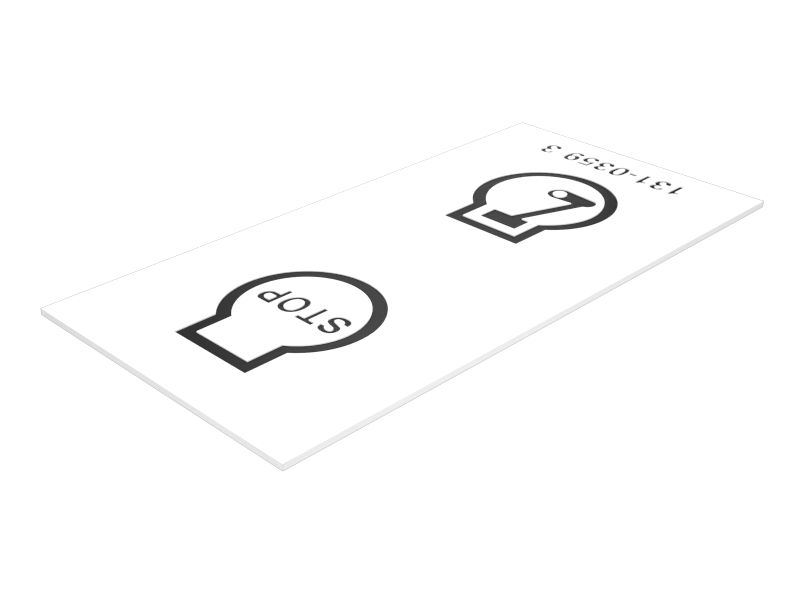 131-0359: ПЛАСТИНА УПРАВЛЕНИЯ