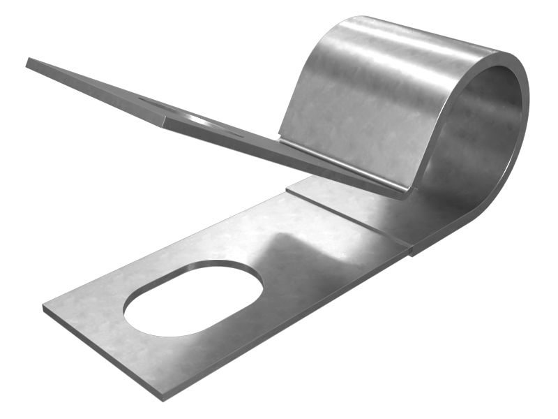 154-0273: Петлевой хомут для одной трубки, внутренний диаметр 28,58 мм