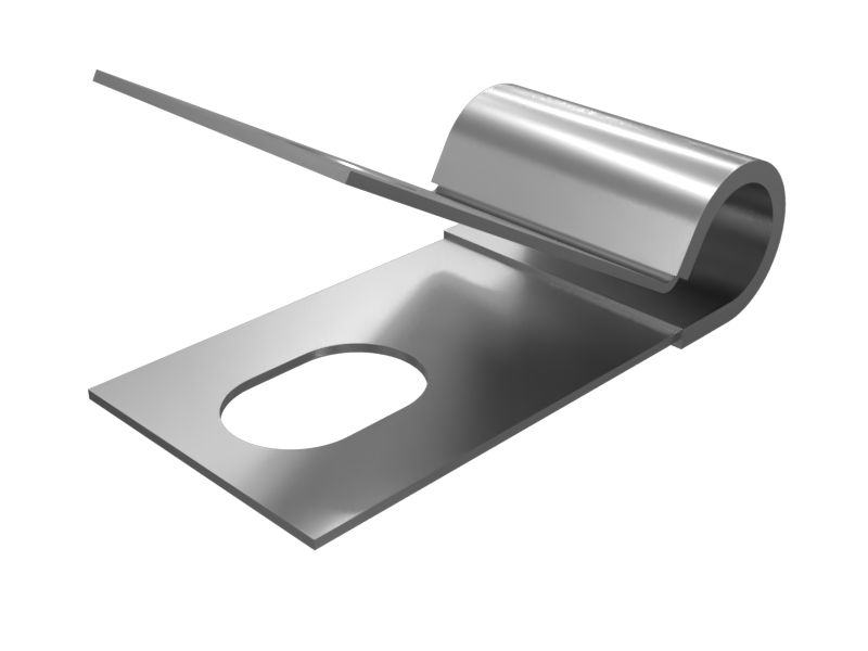 186-0357: Петлевой хомут для одной трубы с внутренним диаметром 9,52 мм