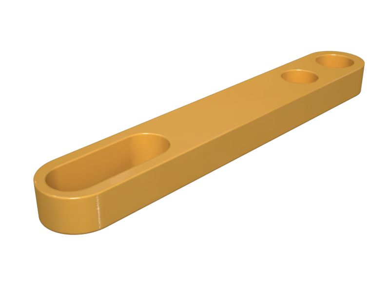 Пластина устройства для быстрой смены навесного оборудования, толщина 10 мм