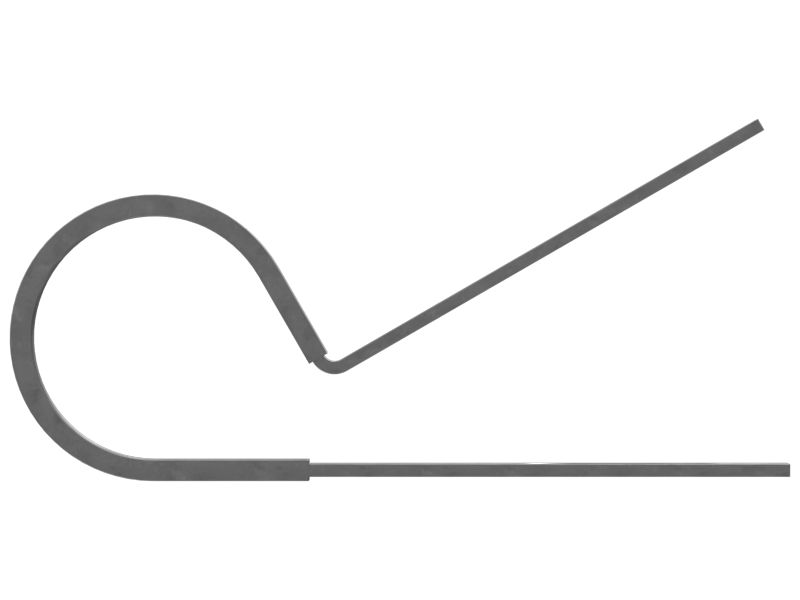 Петлевой хомут для одной трубки, внутренний диаметр 28,58 мм