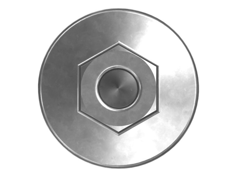7C-0351: 3/4-16 Thread Hex-Drive Plug