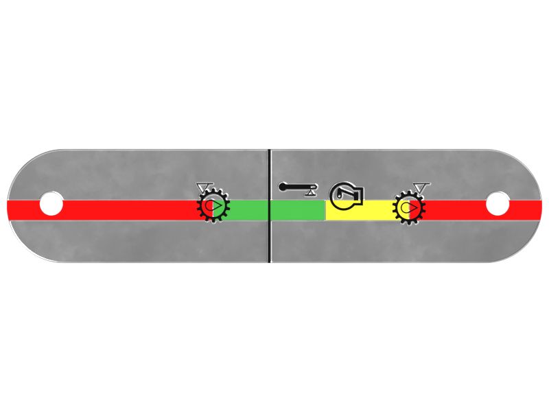 Планка верхнего уровня масла в поддоне картера, длина 153 мм