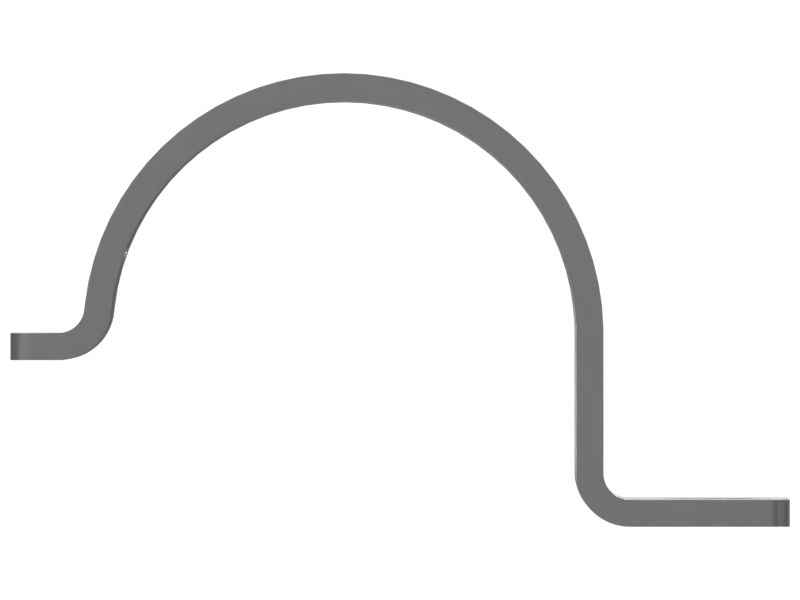 Внутренний диаметр 70,00 мм двухкомпонентный стальной скоба