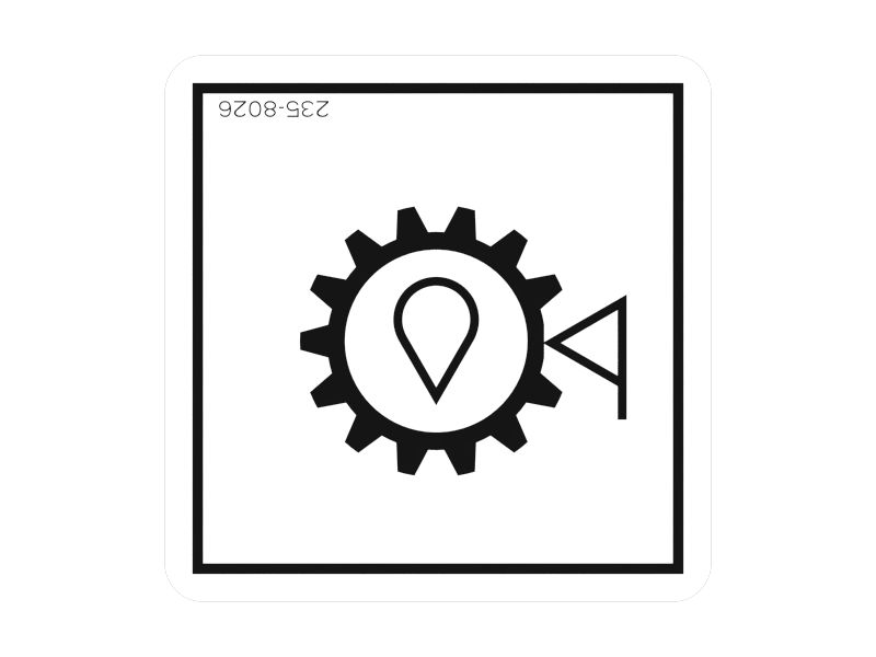 Наклейка уровня масла