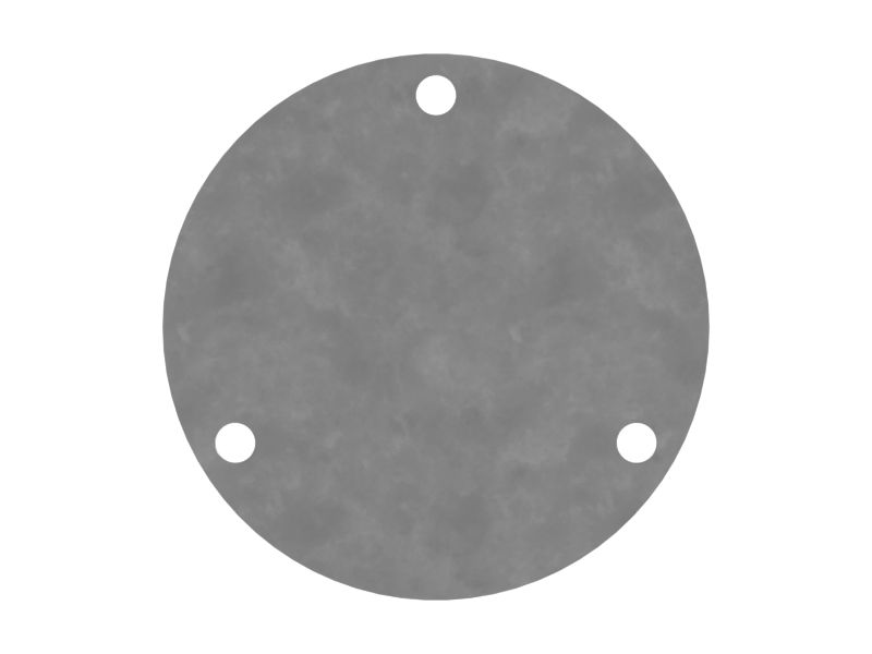 Крышка кожуха заднего моста с креплением на трех болтах, 9,52 мм