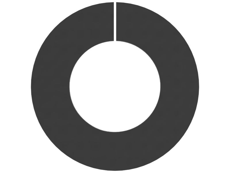 Резиновая втулка внутреннего диаметра 38,00 мм