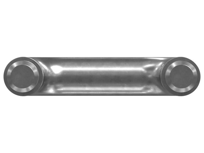 Квадратный крюк П-образной формы с двухсторонней резьбой