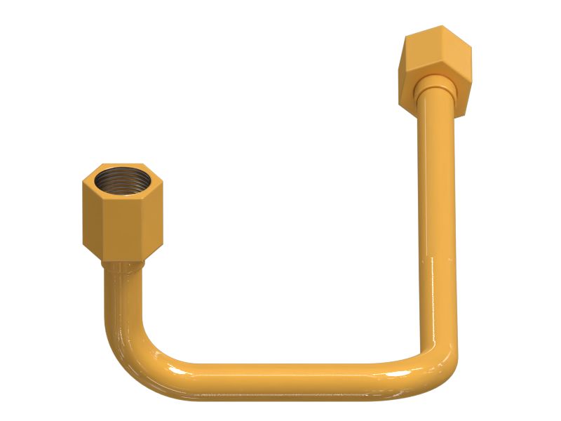 Трубка впрыска топлива, наружный диаметр 9,52 мм