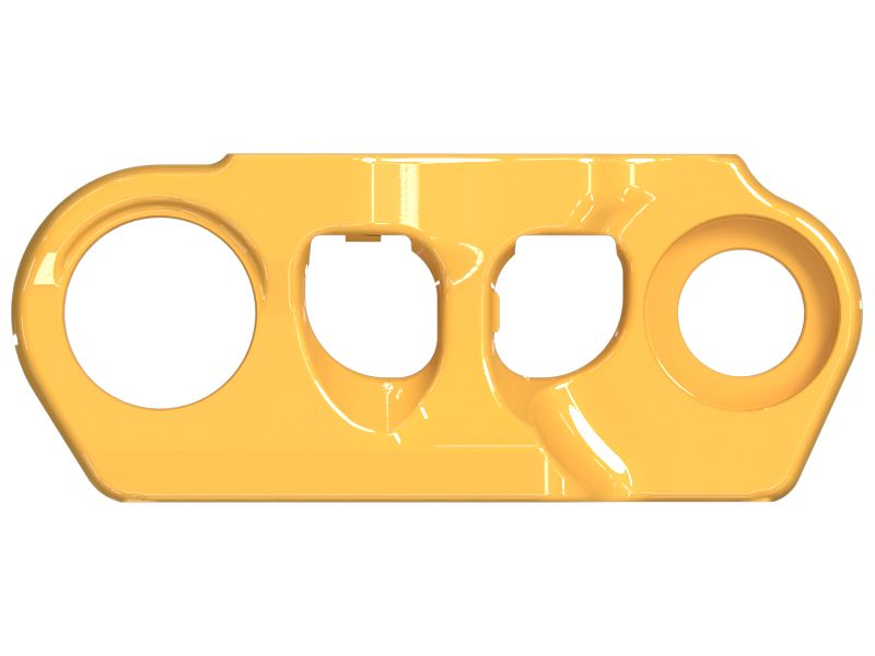 Звено смазываемой гусеницы общего назначения