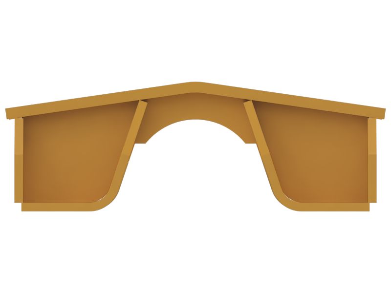 Ограждение гусеничной ленты в сборе