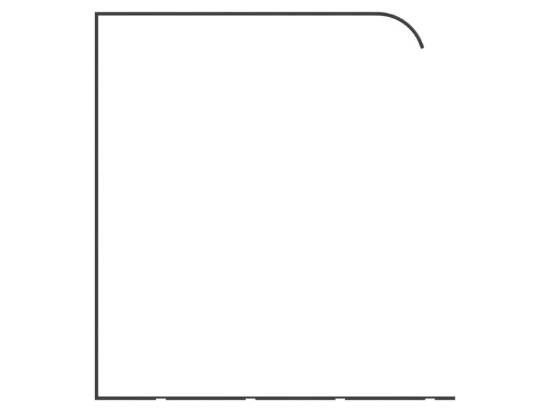 Дверное уплотнение длиной 801,2 мм