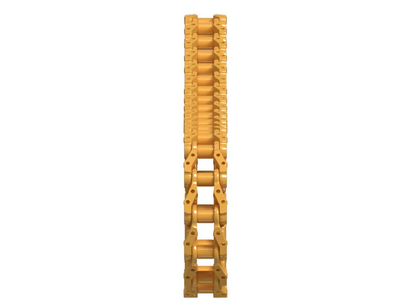 Звено герметичной и смазываемой гусеницы с шагом 215,9 мм