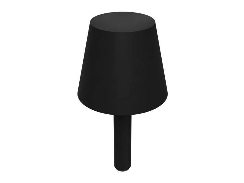 Резиновый амортизатор общей длиной 72,50 мм