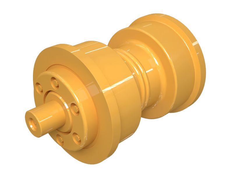 Гусеничный ролик с одним фланцем для тяжелых условий эксплуатации