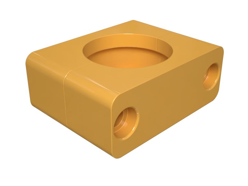 Хомут для одной трубы, внутренний диаметр 64,00 мм