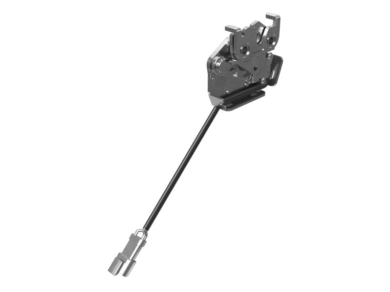 Одноступенчатая поворотная защелка