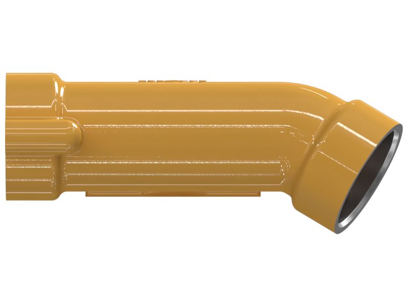 Перепускной коленчатый патрубок маслоохладителя с внешним диаметром 84 мм