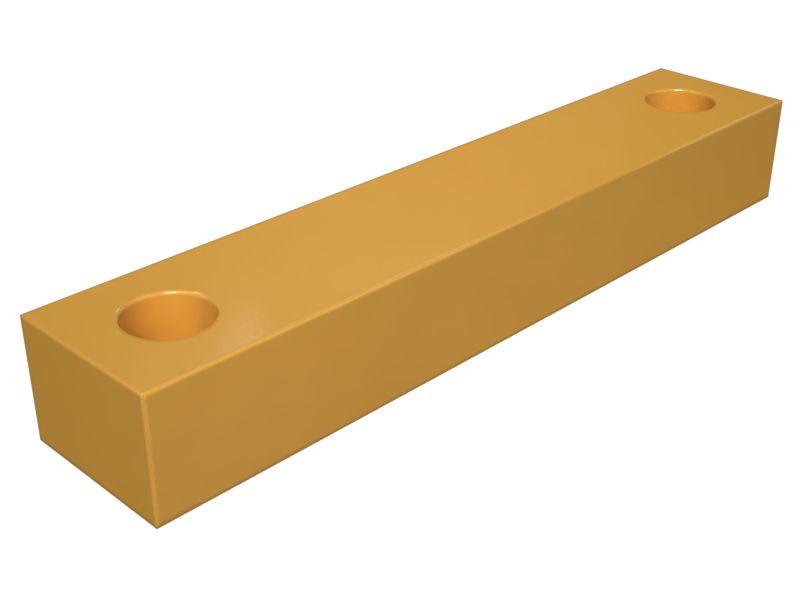 Направляющая пластина длиной 117,348 мм