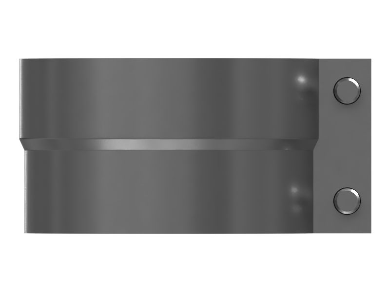 Ступенчатый хомут с минимальным внутренним диаметром 127,00 мм