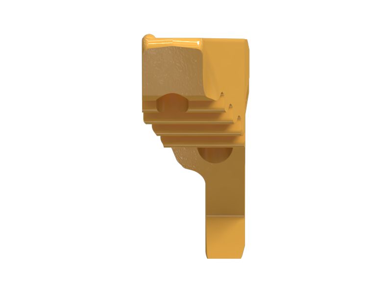 Замковое звено со стороны втулки правой главной гусеничной ленты