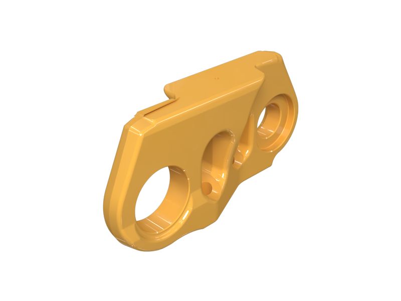 Звено герметичной и смазываемой гусеницы общего назначения