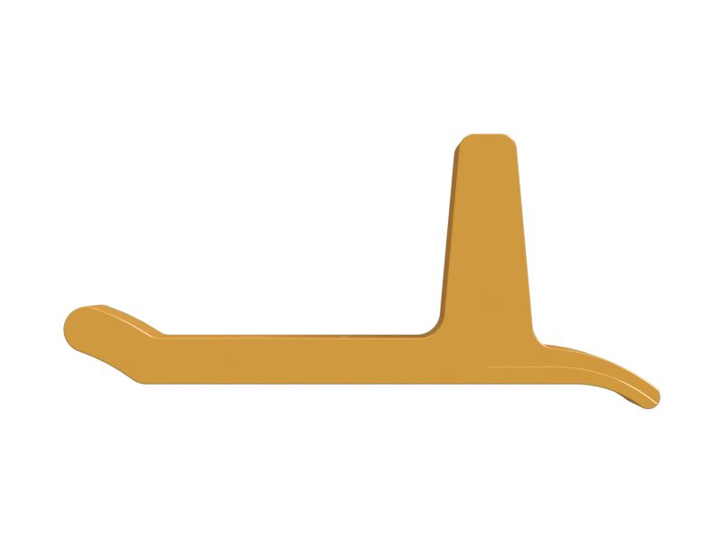 Башмак гусеничной ленты с одинарным грунтозацепом