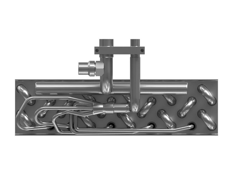 Змеевик испарителя системы кондиционирования воздуха