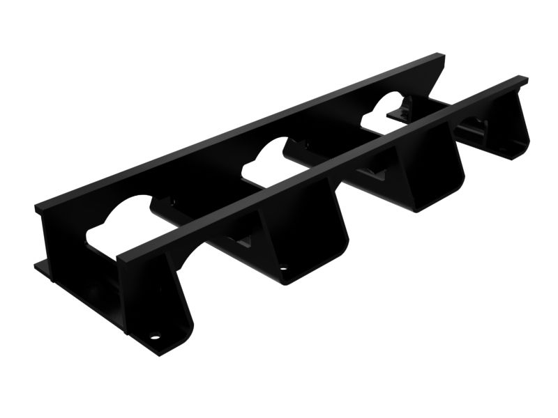 Ограждение по всей длине направляющей гусеничной ленты