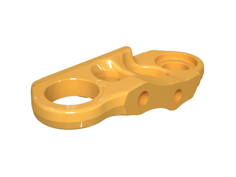 Звено смазываемой гусеничной ленты в ходовой части